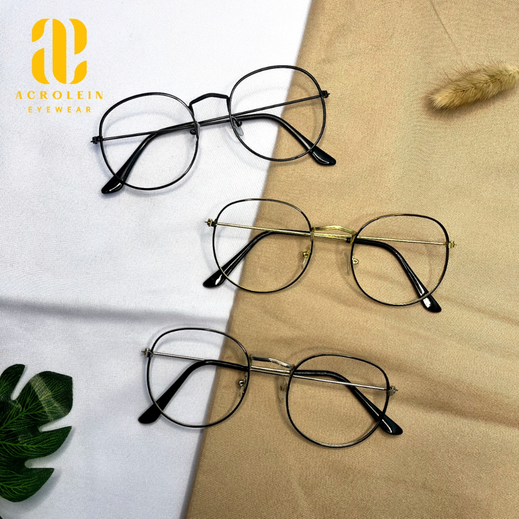 KACAMATA LENSA PHOTOCROMIC ANTIRADIASI MODEL OVAL WANITA PRIA KACAMATA FRAME TITANIUM