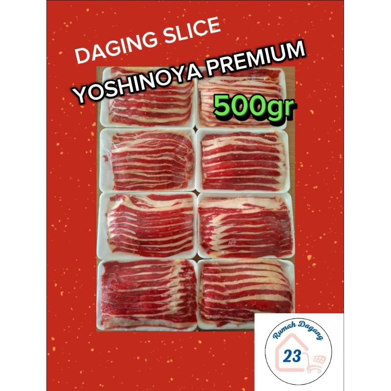 

Daging slice yoshinoya premium 500gr