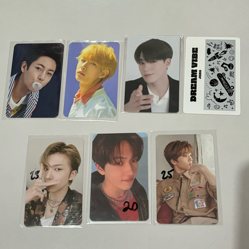official photocard pc nct dream renjun jeno jisung 6th anniversary gum we go up dream vibe resonance