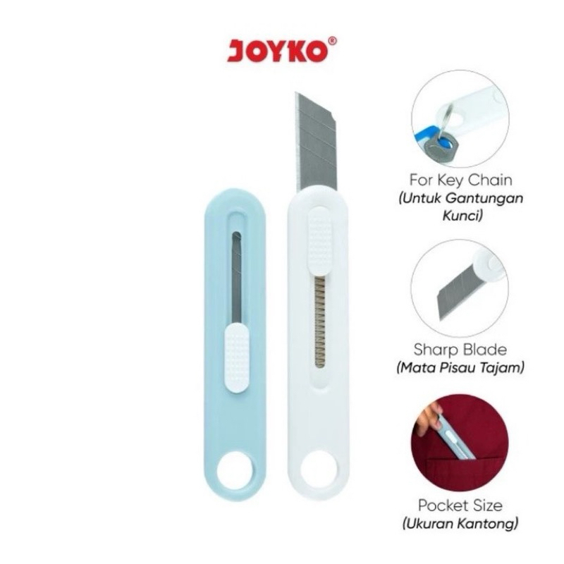 

JOYKO MINI CUTTER CU-0512 | PISAU CUTTER KECIL