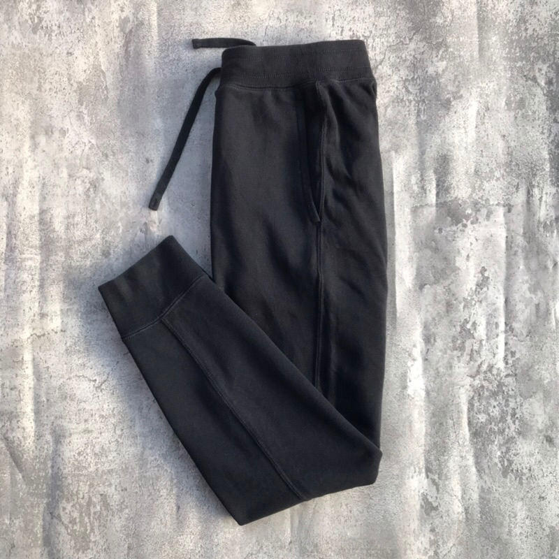 Celana Panjang by Uniqlo Sweat Ankle Jogger Pants Black XSmall 27/28