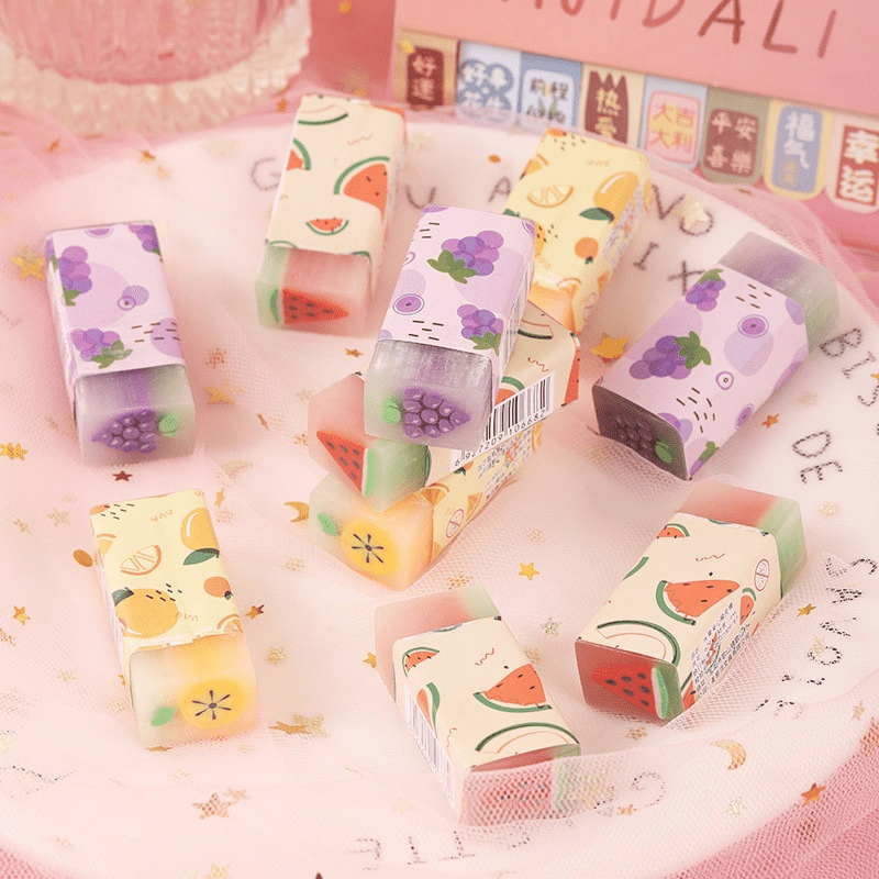 

Penghapus Pensil Motif Buah Fruits Eraser Penghapus Karakter