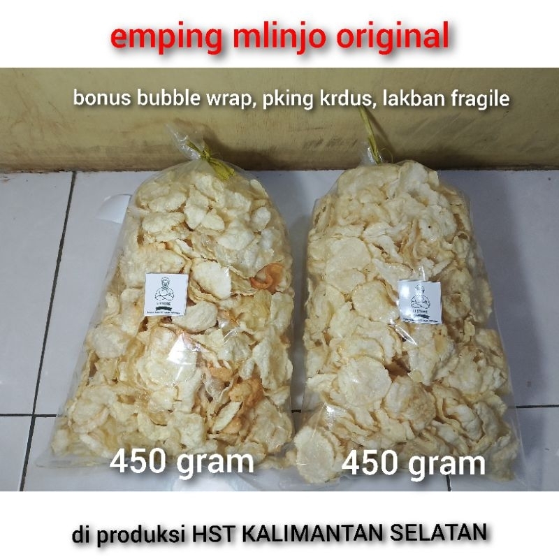 

ready COD 450 gram Emping mlinjo krupuk original
