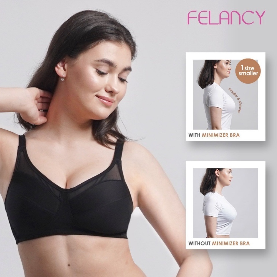 KODE Q99W Felancy Bra Minimizer Wireless Cup C  D 7216