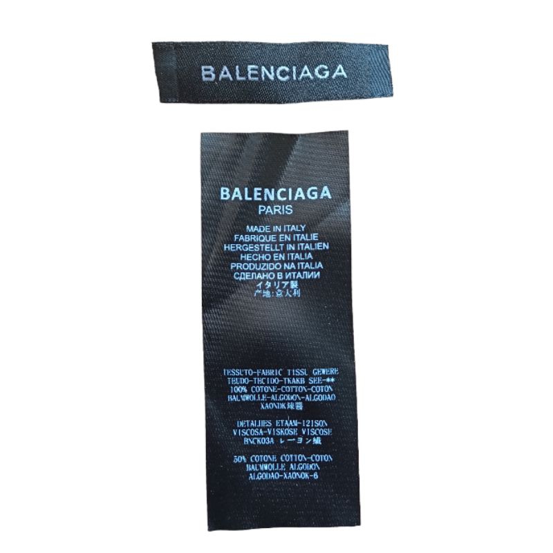 Tag label Balenciaga fullset