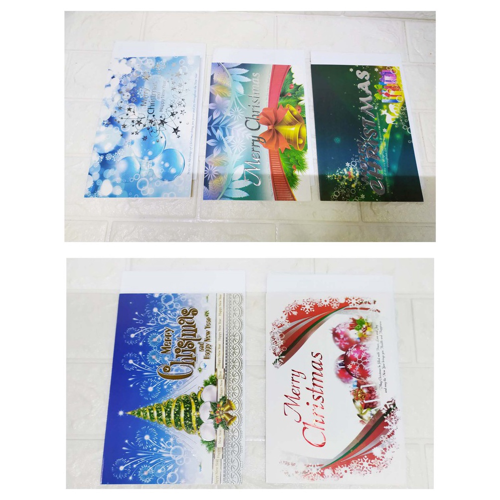 

MURAH MERIAH Kartu Natal Ukuran L Kartu Ucapan Gift Card Amplop Murah Cantik