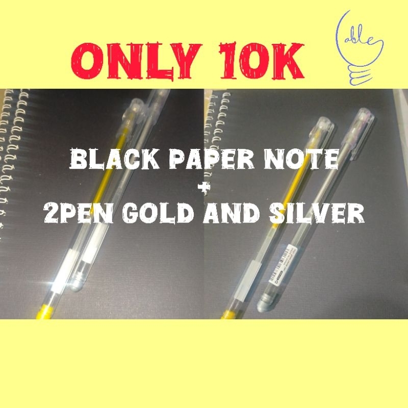 

black notebook tebal super murah