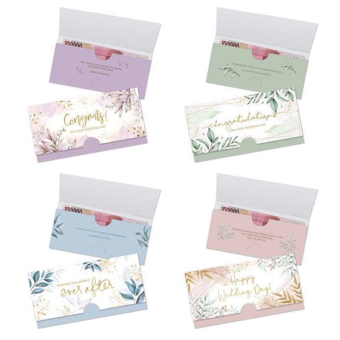 

PESTA DISKON 2in1 Amplop Kartu Cardvelope Wedding Harvest Eternal Wedding