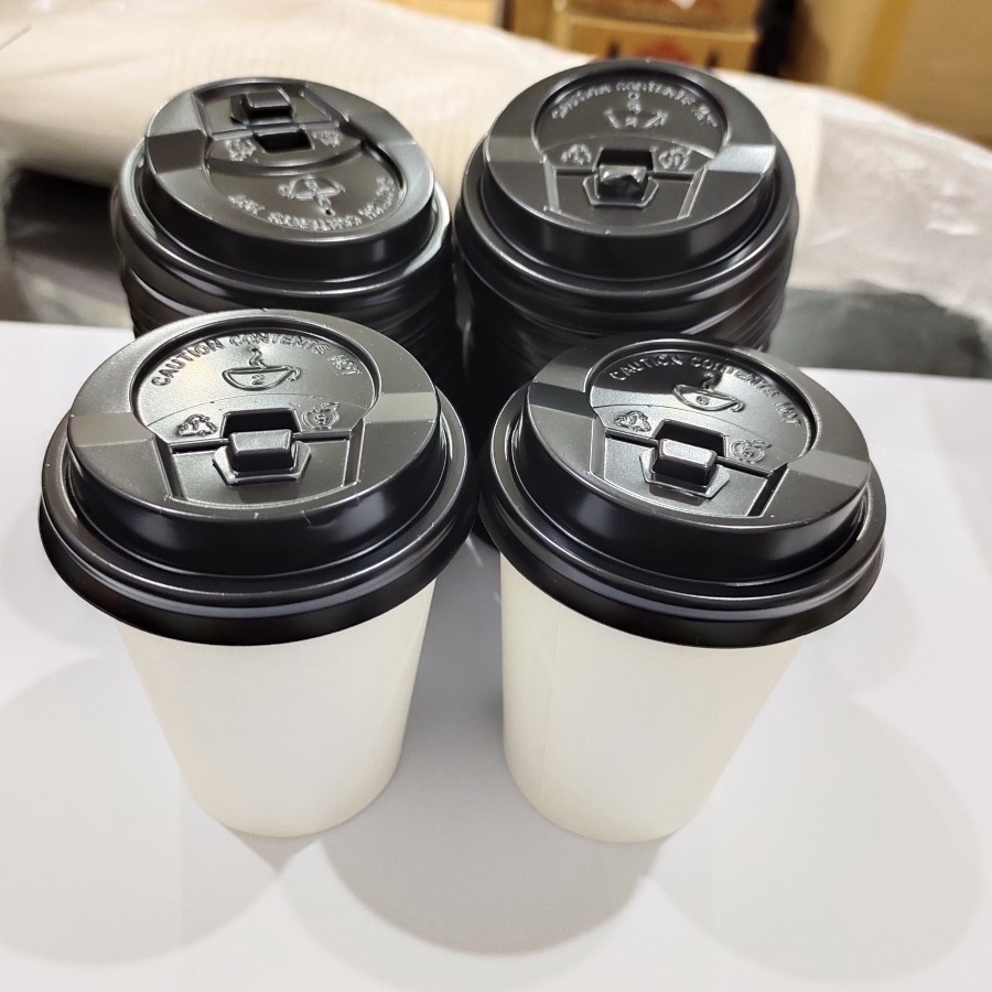 PANAS Tutup Gelas Paper Cup Lid  Tutup Gelas Kopi Coffee isi 5pcs