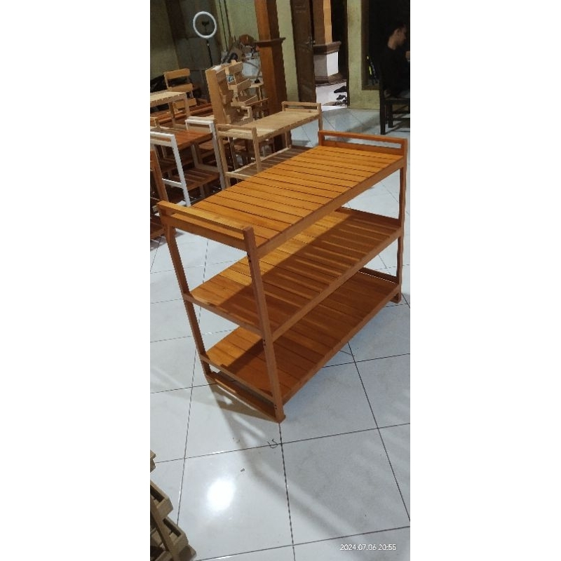 Rak Tv/Meja Aquarium 3 Susun Ukuran PxLxT 100cm x 50cm x 90cm