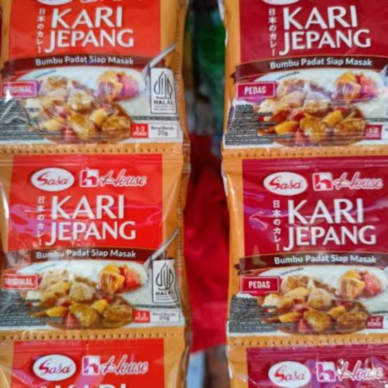 

Sasa Kari Jepang 20g Bumbu Padat Siap Masak