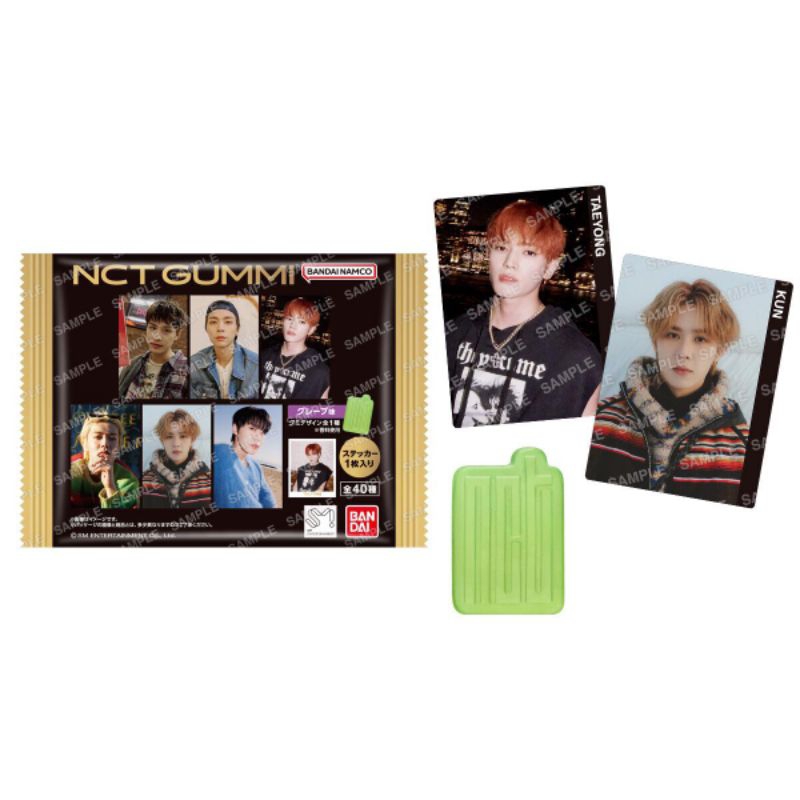 [READY] NCT GUMMI BANDAI NAMCO X SM ENTERTAINMENT OFFICIAL GUMMY PHOTOCARD PC MINI