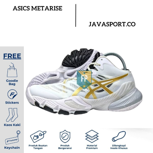 SEPATU VOLLY ASICS METARISE ORIGINAL 100% COD - Sepatu Voli Gel Metarise Sepatu Olahraga Pria Wanita