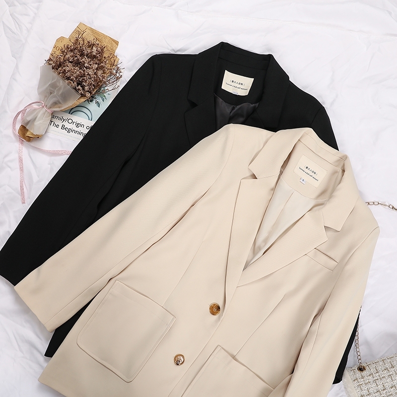 Korean Style Lengan Panjan blazer wanita korea blazer wanita korean style