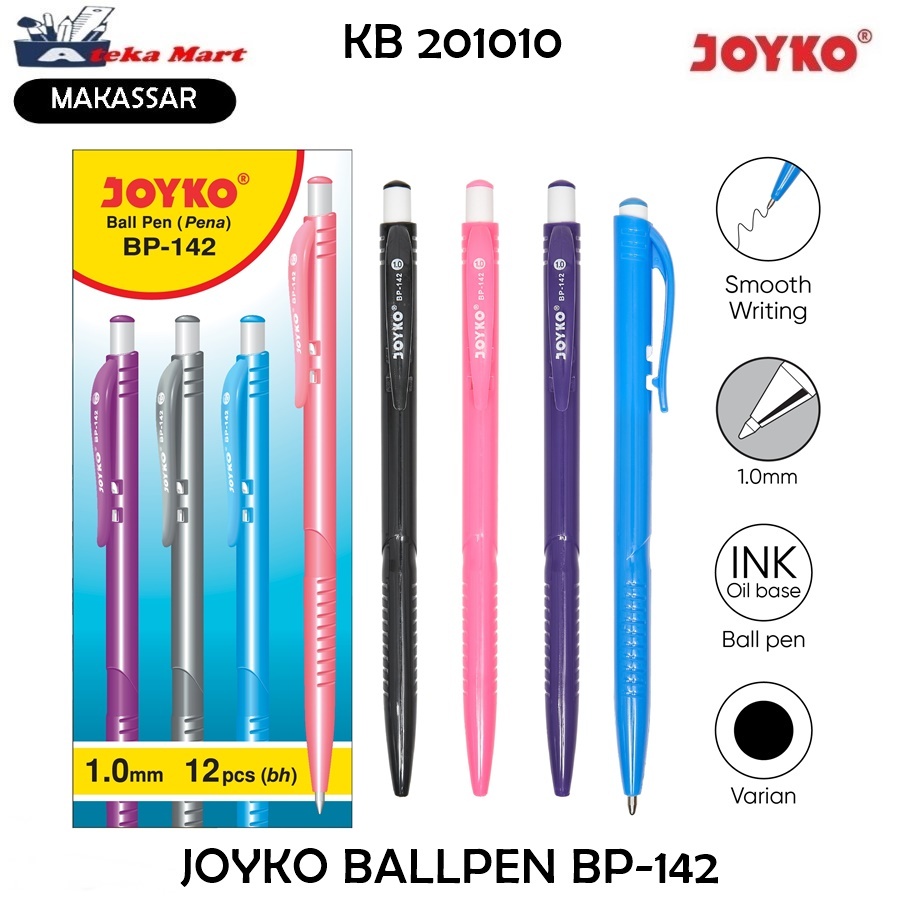 

[BOX/12PCS] JOYKO BALLPEN BP-142 / PENA CETEK