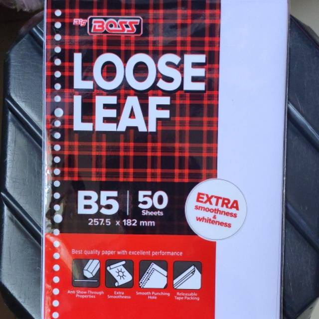 

GEBYAR PROMO Loose Leaf B5 5 polos BIG BOSS