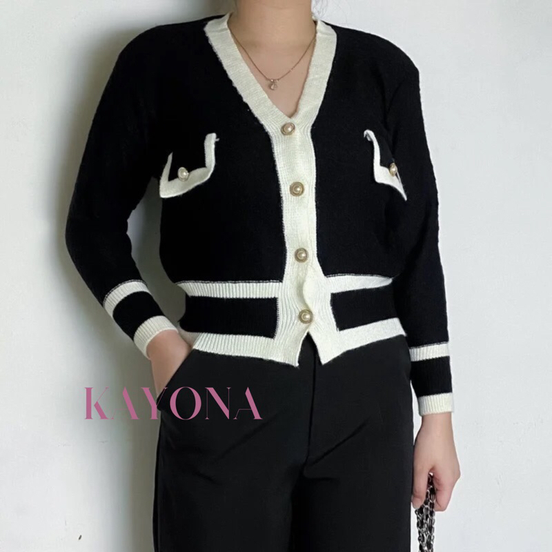 

[ kayonaofficiel ] Coco Knit Cardi / Cardigan Rajut Wanita
