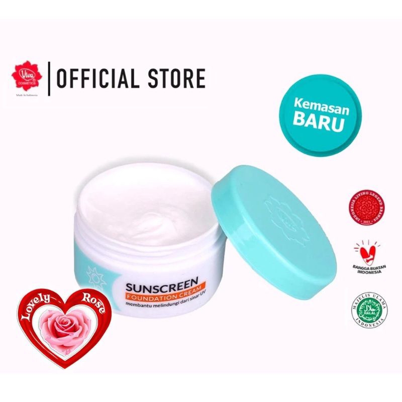 MORYMONY - VIVA Suncreen Foundation 22gr / Sunblock /Tabir Surya