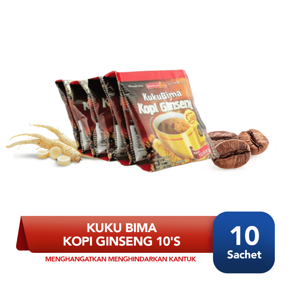 

Kopi Ginseng Kuku Bima Sidomuncul isi 10 Sachet - Minuman Hangat, Menyegarkan Badan (SEMARANG)