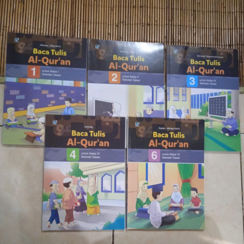 Kelas 1, 2, 3, 4, 5 & 6 SD/MI Baca Tulis Al-Qur'an BTQ / BTA Penerbit Tiga Serangkai