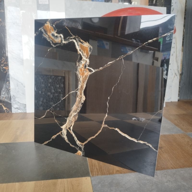 granit lantai Arna Zameta Black kw lokal uk 60×60