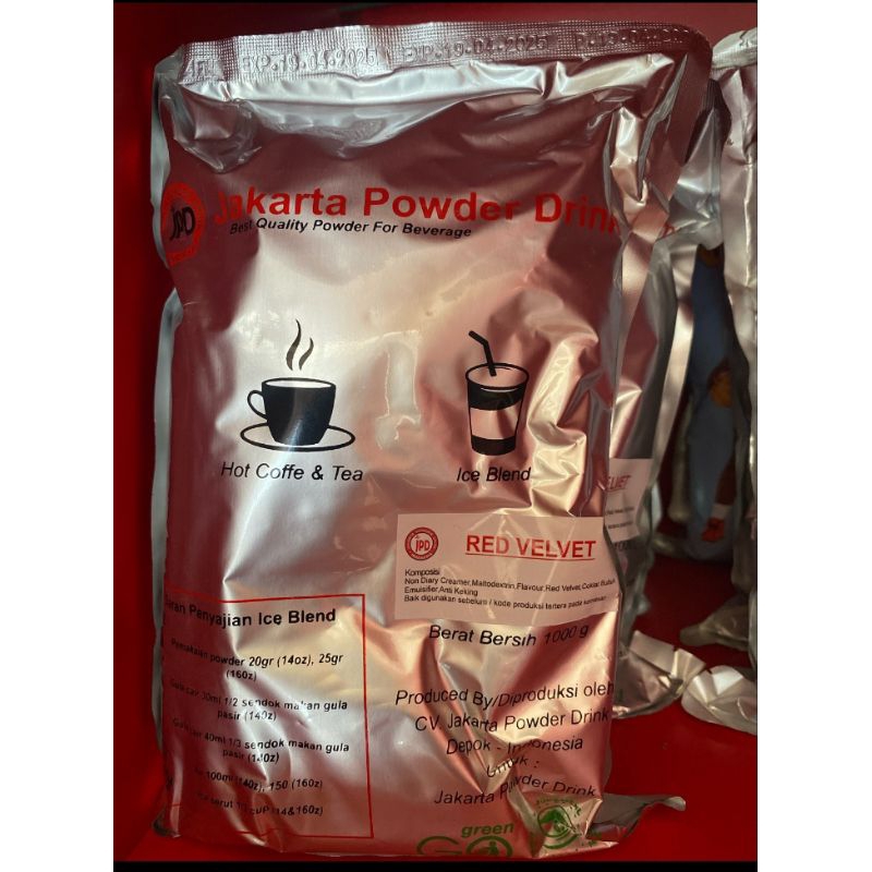 

NEW REDVELVED POWDER BUBUK MINUMAN