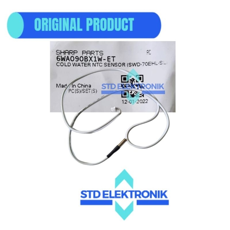 Thermistor original dispenser sharp galon bawah - Sensor suhu dingin dispenser original sharp - Term