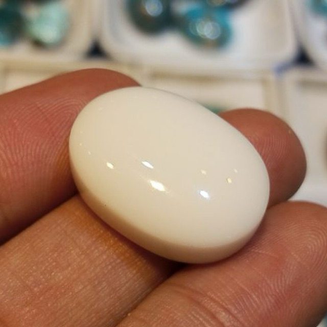 Natural Batu Yaman Abyad Hadramaut Asli Natural