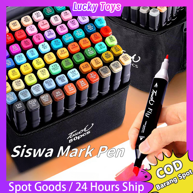 

[Kirim COD 24 Jam] Siswa GM Set Siswa Siswa Pena Double -sided Art Brush Warna Pena Animasi Penjie Art Marx Pen Graffiti Graffiti Pena Watercolor Pena Pena Warna Double Double -Head Oily Brush