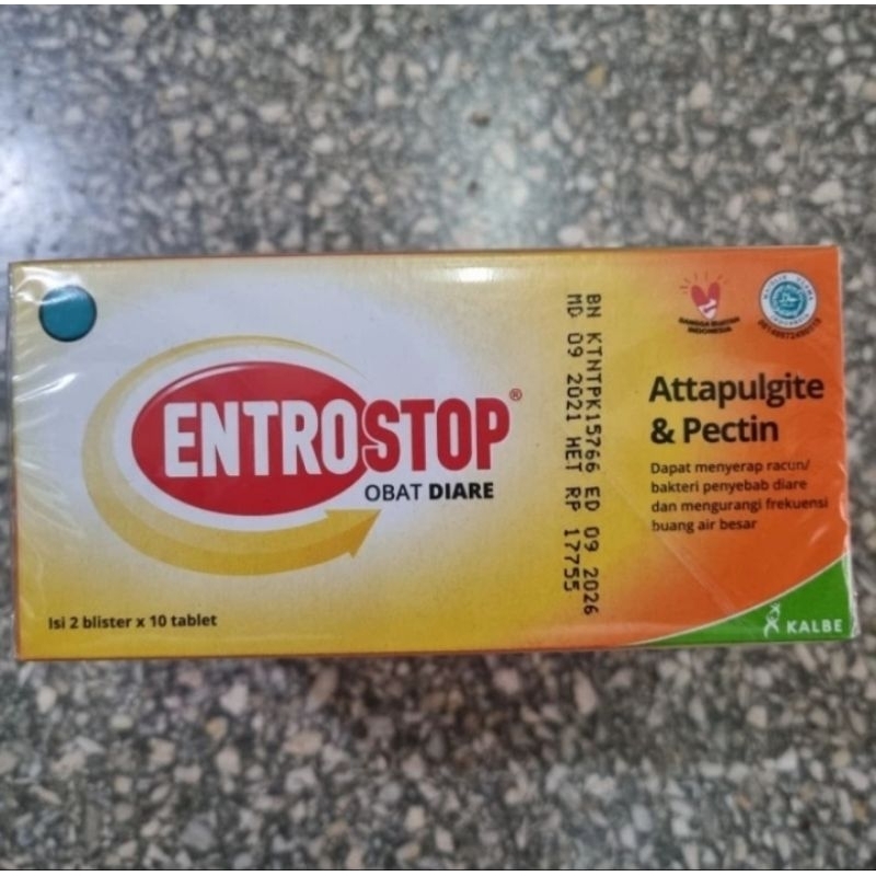 entrostop 1 kotak isi 2strip