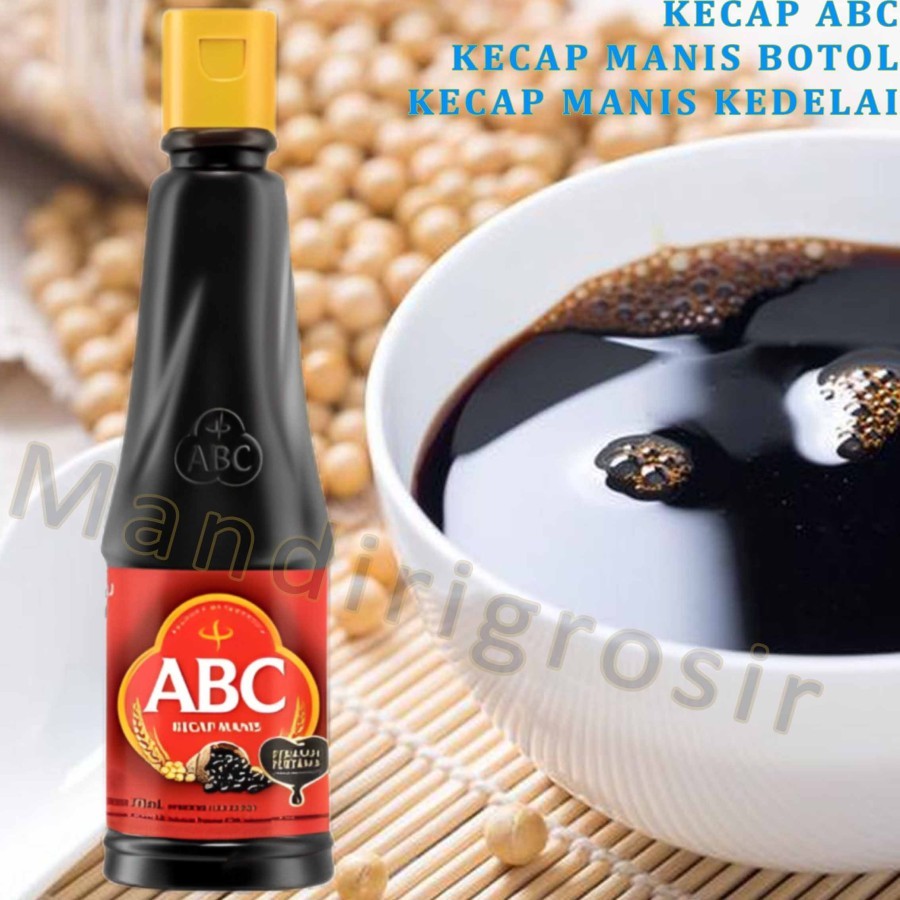 

Kecap Manis Botol * Kecap ABC * Kecap Manis Kedelai * 275ml