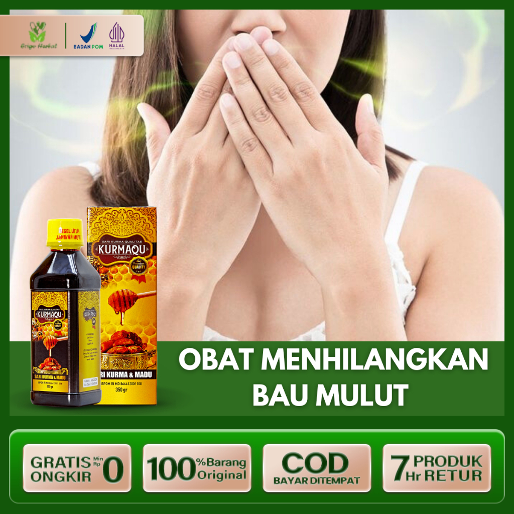 Obat Bau Mulut, Bau Nafas Tidak Sedap, Menghilangkan Bau Mulut, Penyegar Bau Mulut Kurmaqu Tangerang