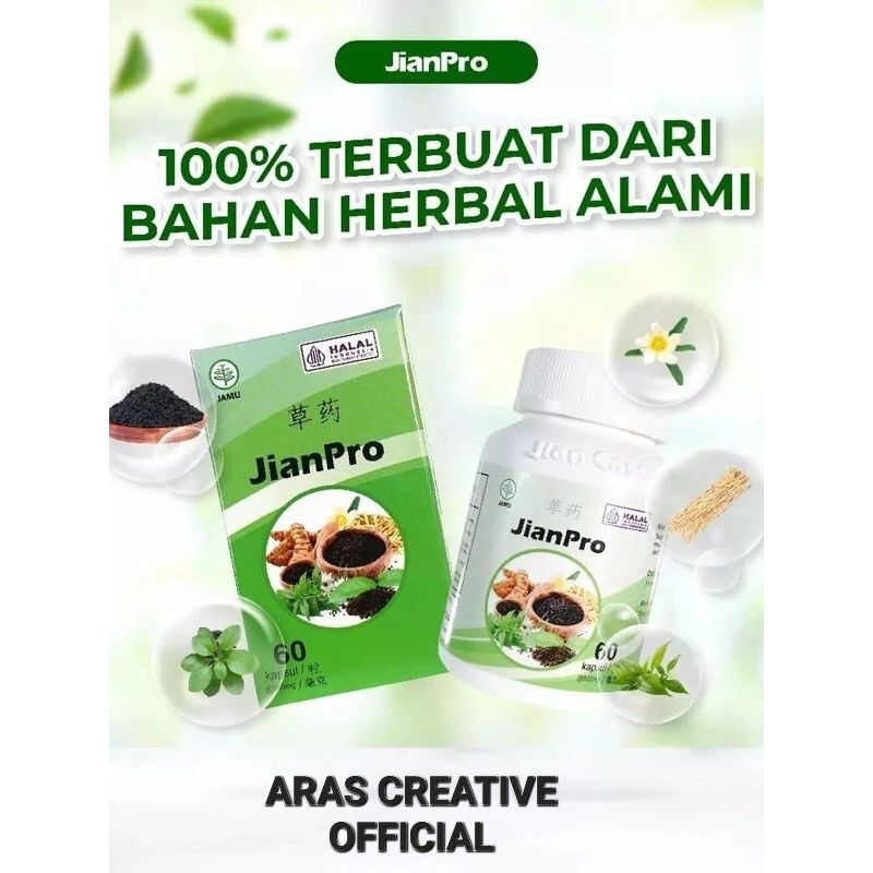 Ramuan Leluhur JIANPRO Obat Herbal Untuk Meredakan Encok & Pegal Linu