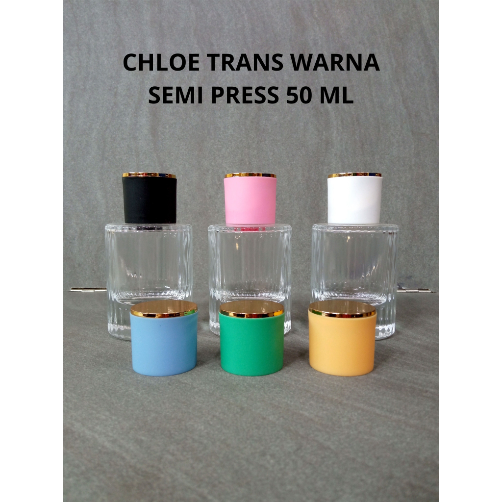 Botol Parfum Chloe Trans Warna Semi Press / Easy Pump 50 ml