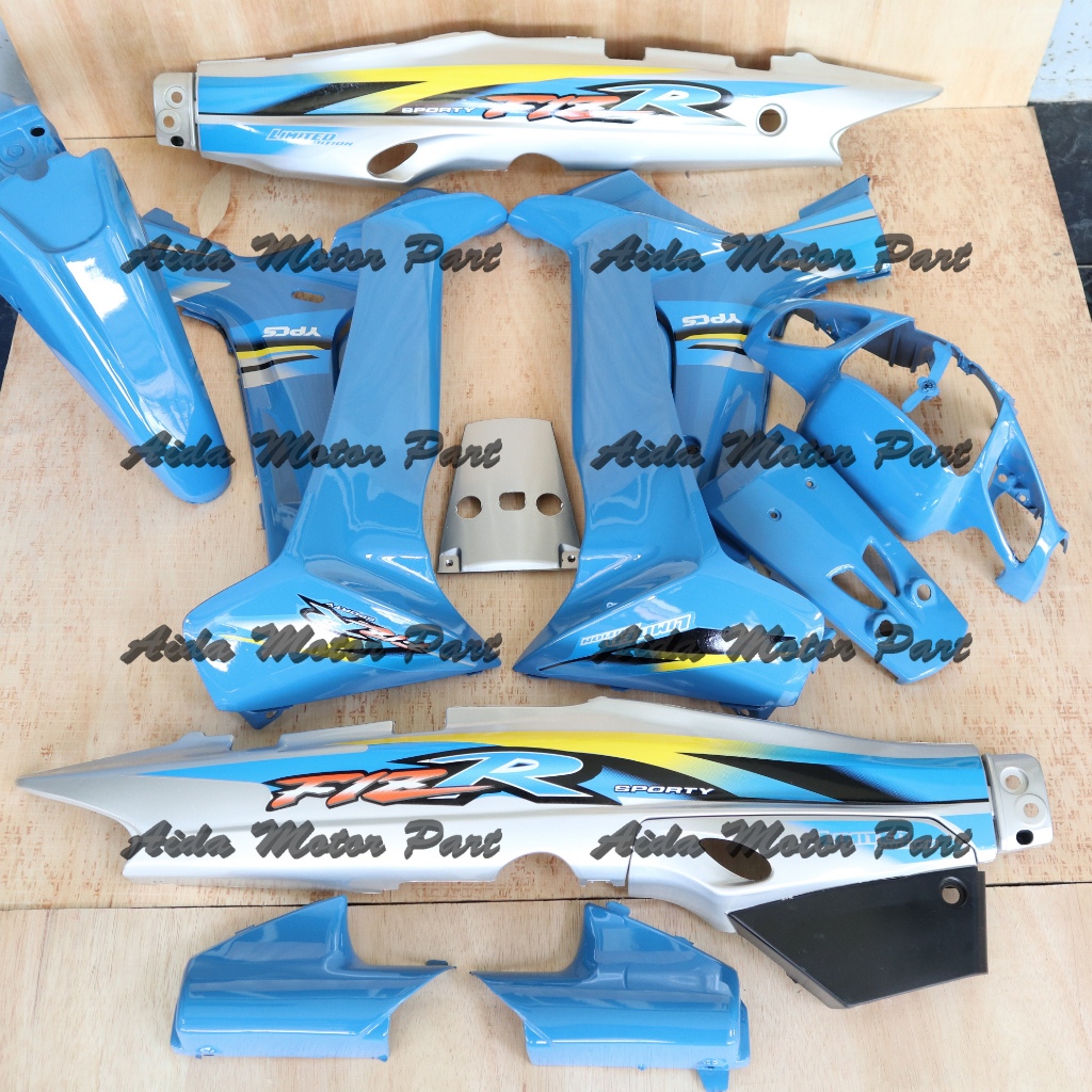 Cover Bodi Full Set Body Fizr Fiz R Limited Edition Biru Muda