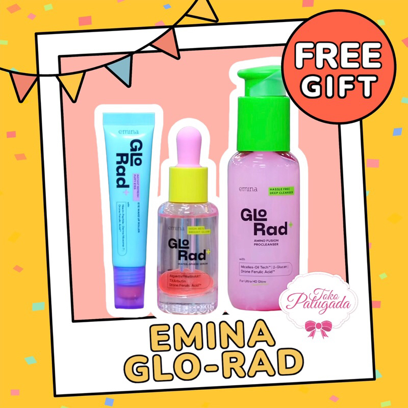 Emina GloRad+  Emina Glo Rad - Emina Glo Rad Serum - Serum Emina - Emina Eye Cream