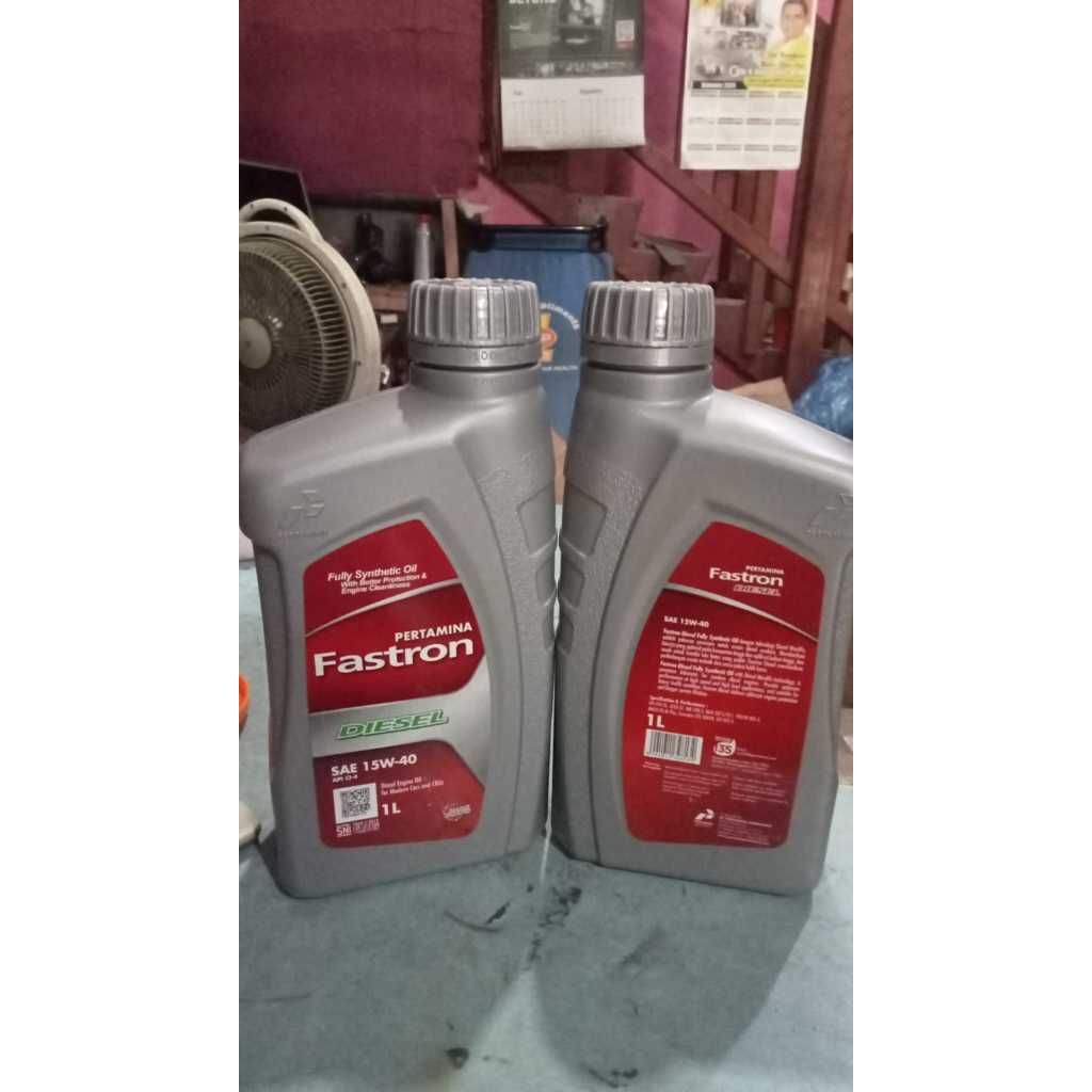Oli Fastron Diesel 1 Liter 15W-40 - Oli Mesin Mobil - 100% Asli