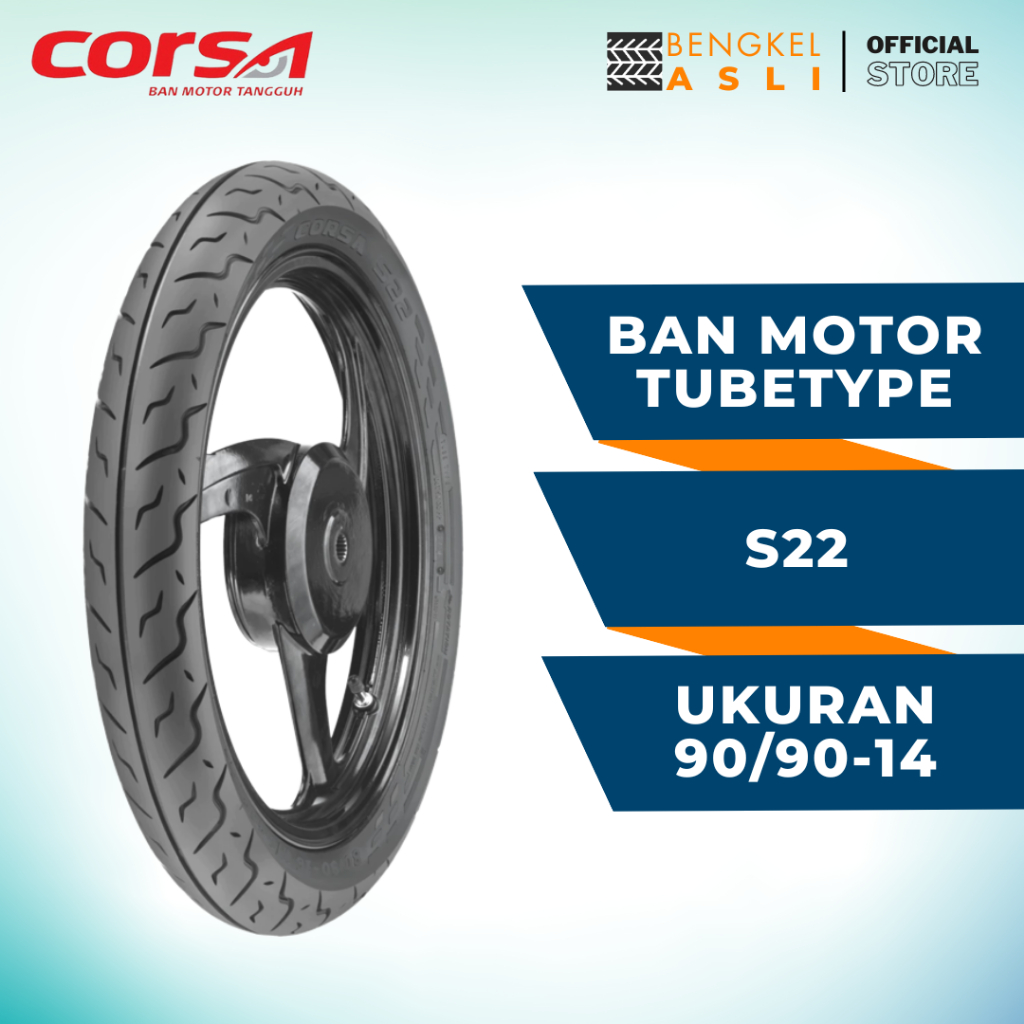 Ban Motor CORSA S22 Ring 14 90/90-14 Tubetype (TT)