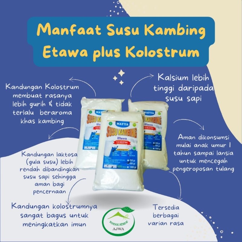 

Susu Kambing Etawa plus Kolostrum