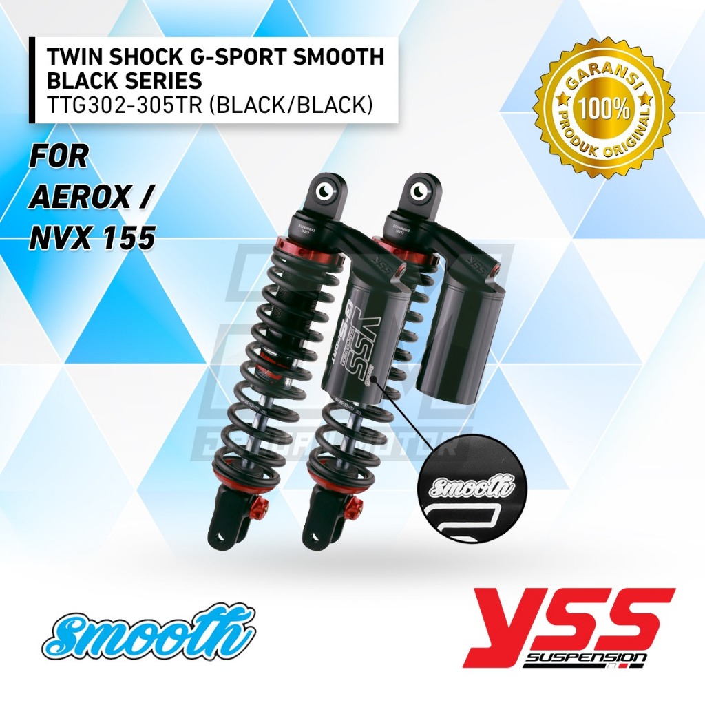 YSS Twin Shock G-Sport for AEROX / NVX 155