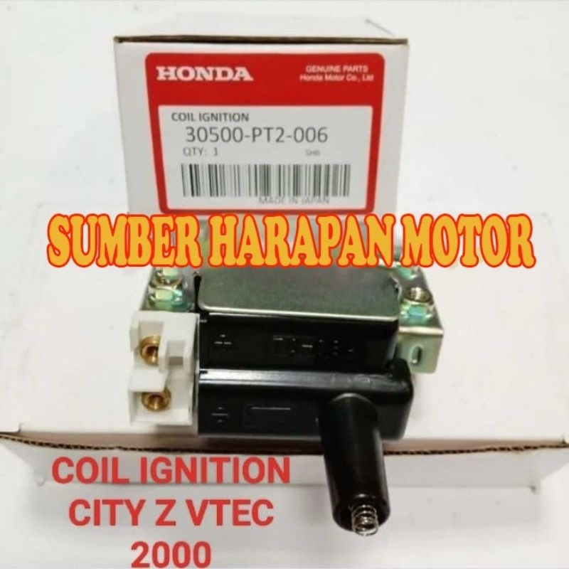 COIL IGNITION KOIL PENGAPIAN HONDA CITY Z VTEC 2000 30500-PT2-006 OEM