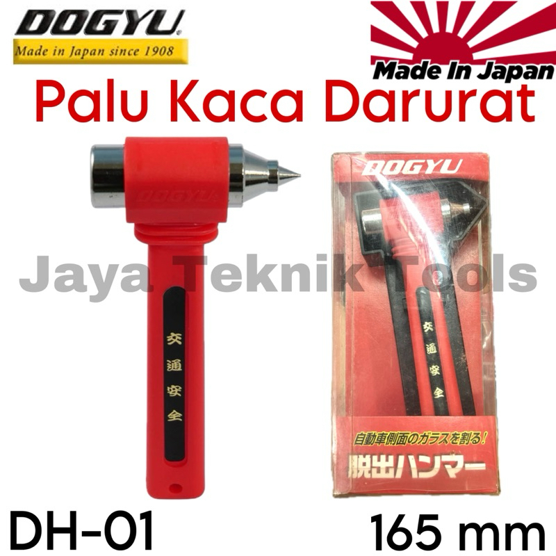 Palu Kaca Darurat Dogyu Emergency Hammer 165 mm Mobil Glass Pemecah Besi Holder