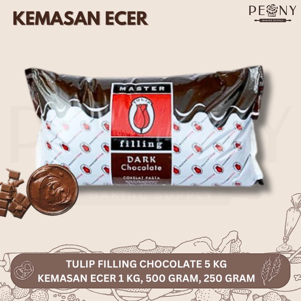 

(ECER) TULIP FILLING COKLAT / ISIAN COKLAT / ISIAN ROTI / SELAI COKLAT