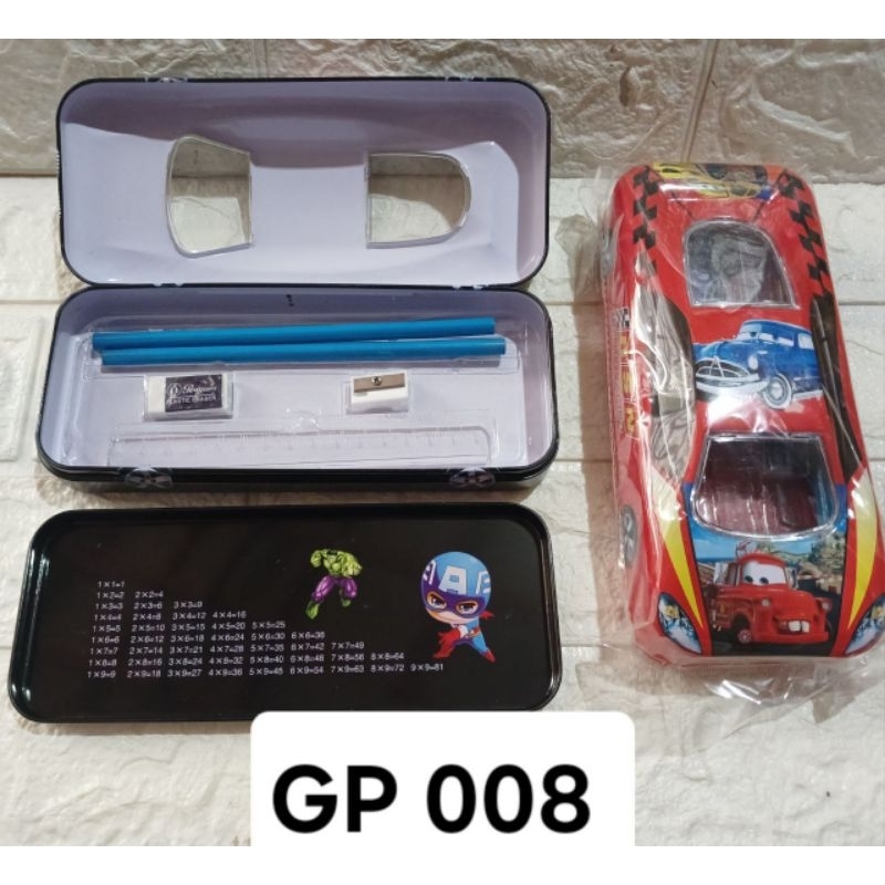 

AD062 FULL SET DOSGREP TEMPAT PENSIL MOBIL KALENG 2 SUSUN SENG