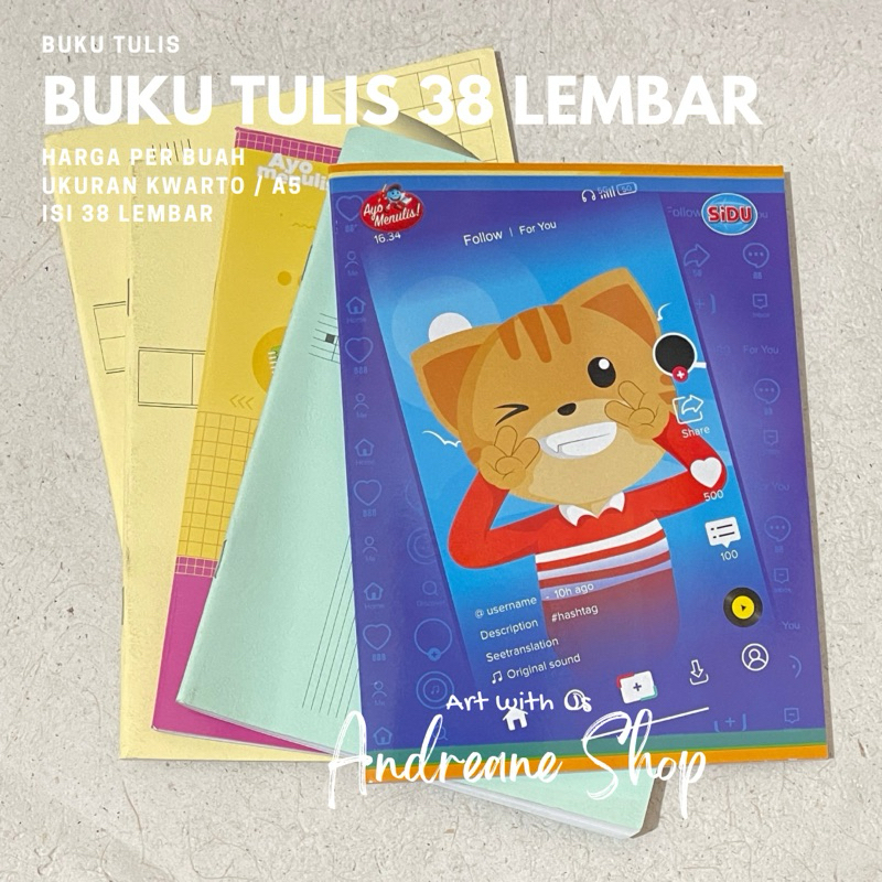 

Aneka Buku Tulis Ukuran A5 Kwarto – Lengkap untuk Semua Kebutuhan Sekolah