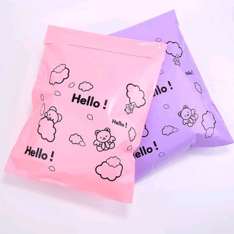 

Polymailer Motif 25x35 Pink & Lilac 55 Micron