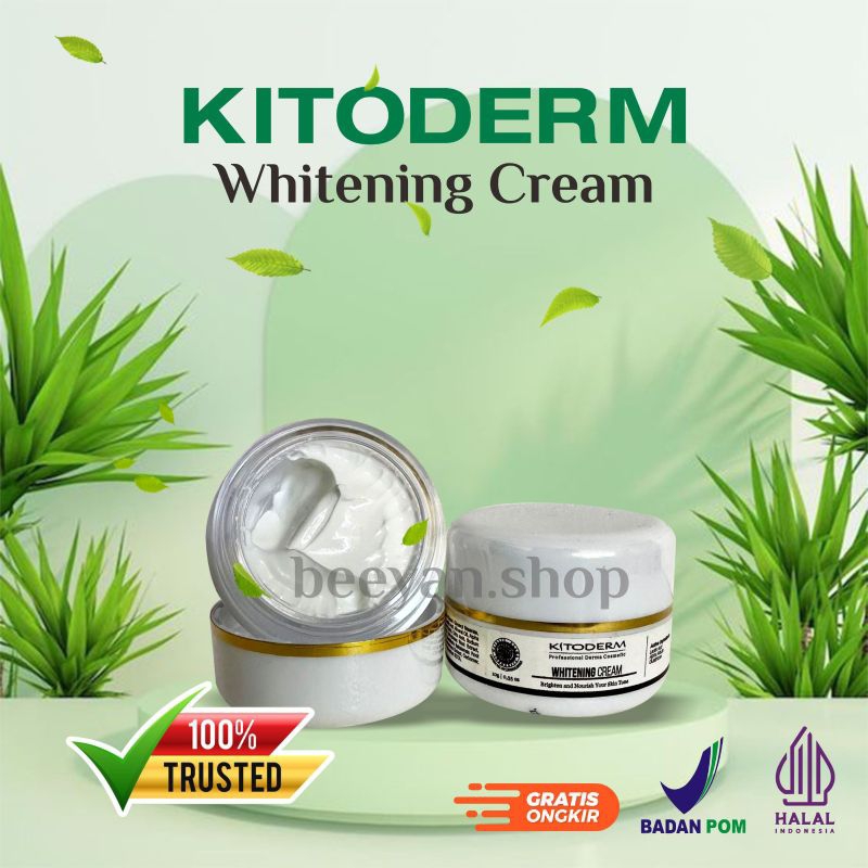 Kitoderm Whitening Cream Malam | Krim Malam Pemutih