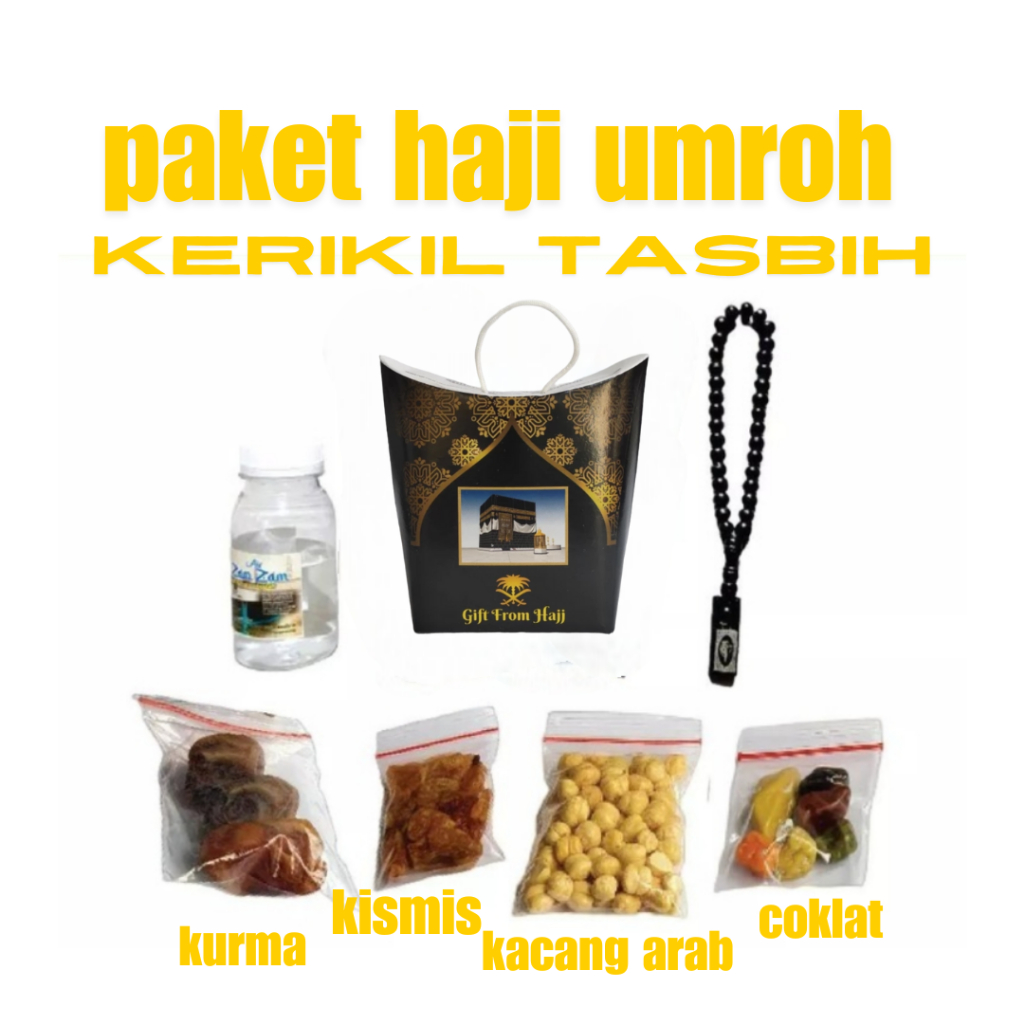 

Gift Paket Oleh Oleh Haji dan Umroh paket dus teng-teng/paket dus tali paket COKLAT TASBIH 33 bingkisan souvenir