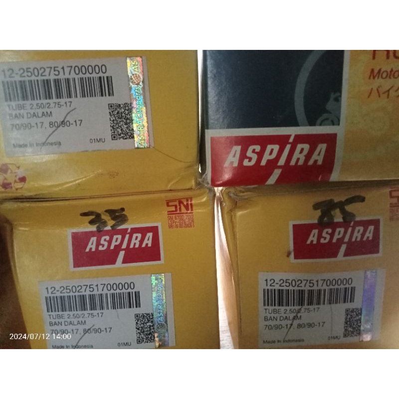 Ban dalam motor Ring 17