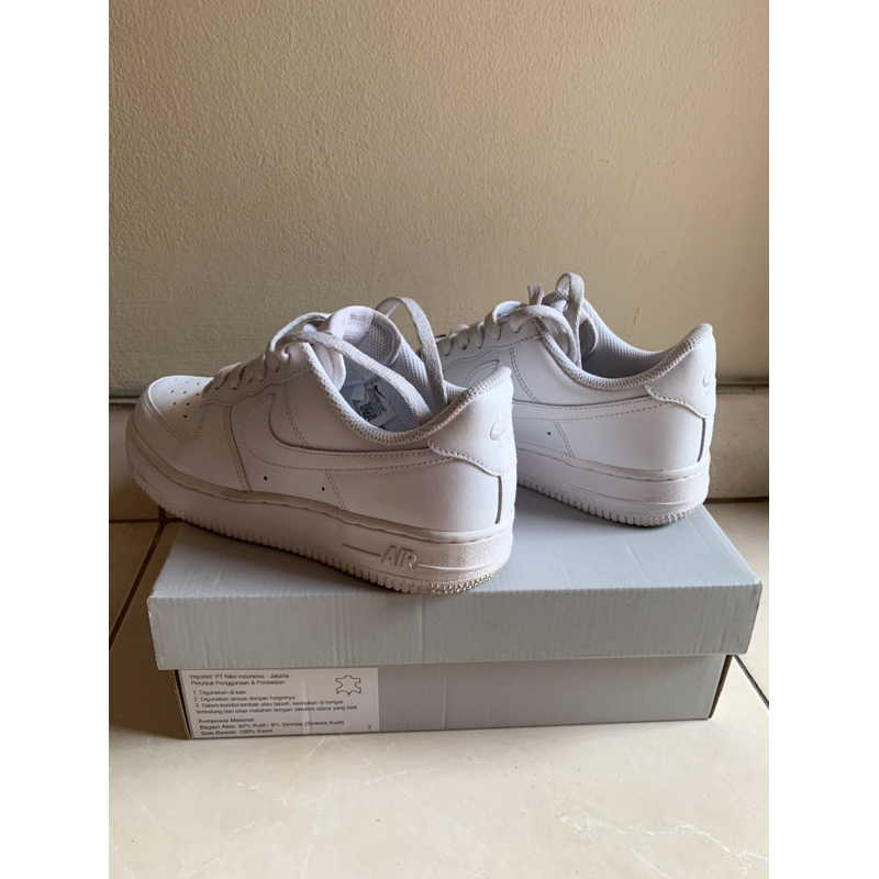 ORI NIKE‼️ Sneakers Nike Air force 1’07 Wanita White #good